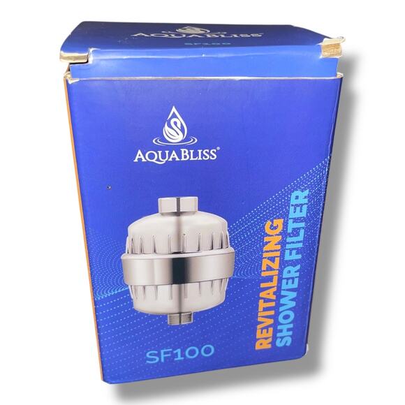 AquaBliss Revitalizing Shower Filter SF100 Chrome High Output Refresh Open Box - Picture 2 of 10